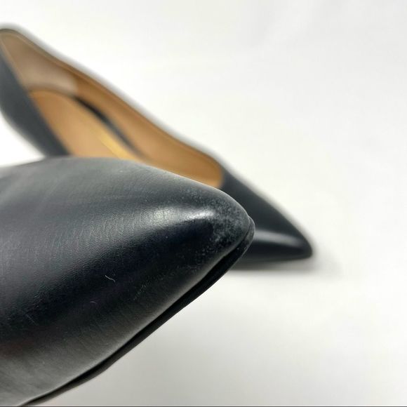 Vionic Black Josie Kitten Heel Leather Pumps Size 9/41 - Picture 11 of 12